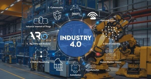 9 pilares da Indústria 4.0 e suas Tecnologias