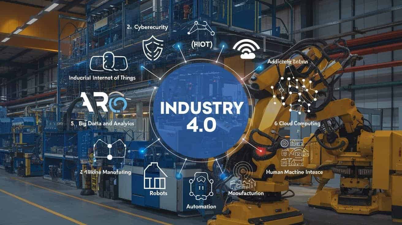 9 pilares da Indústria 4.0 e suas Tecnologias